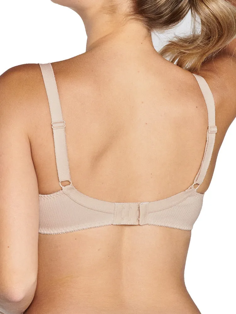 Soft Cup Cotton Bra - Light Beige