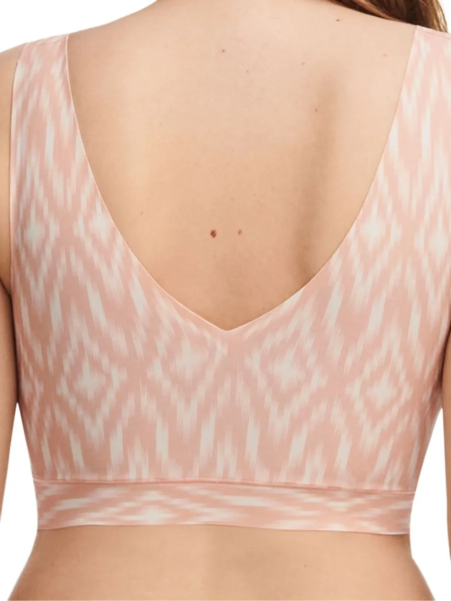 SoftStretch Padded Top - Ikat Print