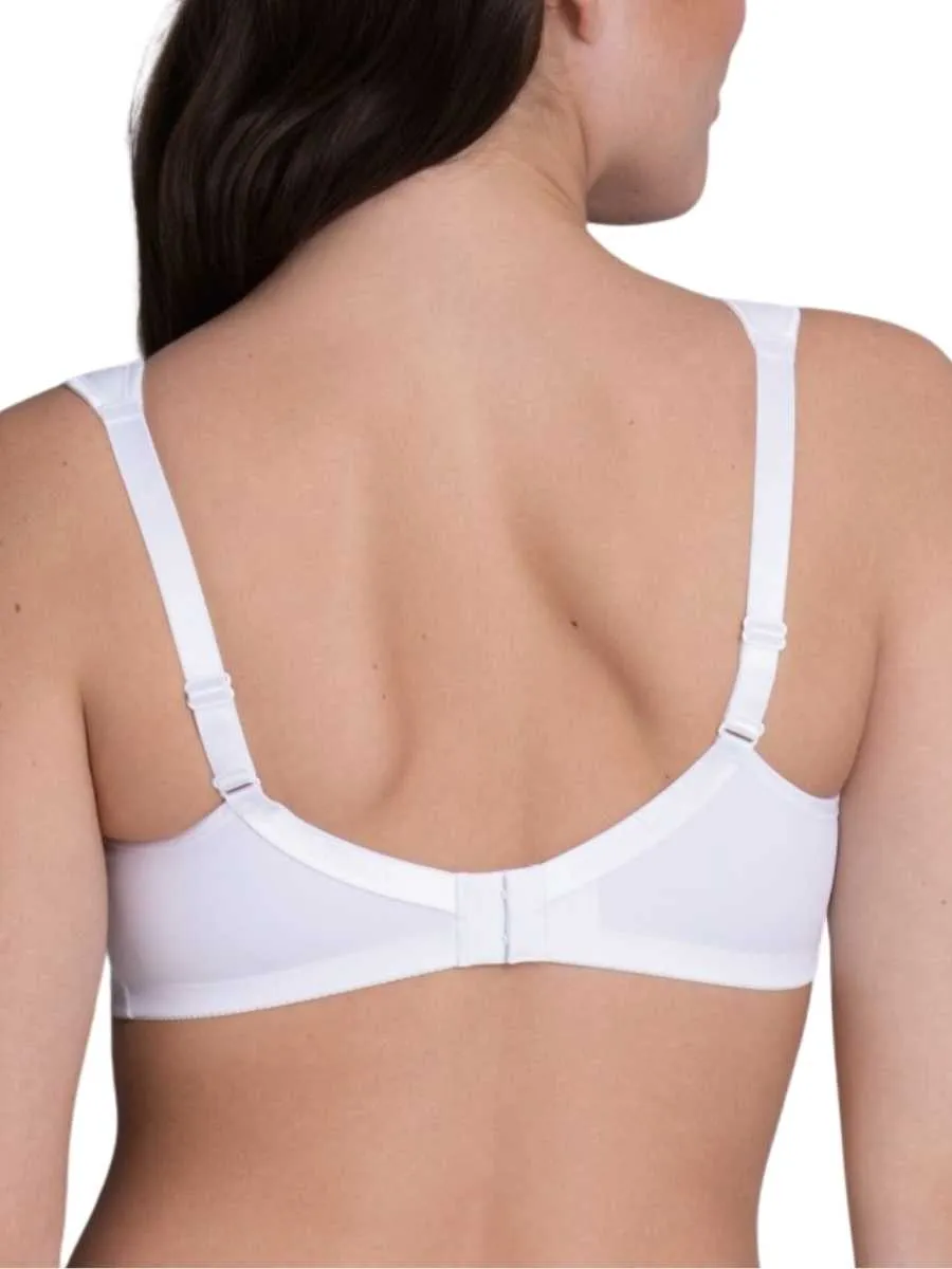 Sophia Comfort Bra - White