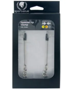 Spartacus Adjustable Tweezer Nipple Clamps w/Link Chain