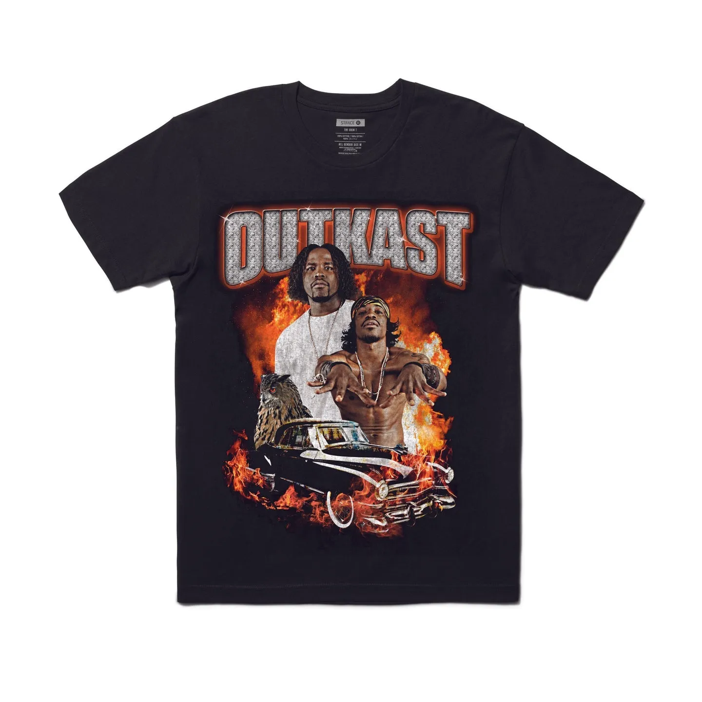 STANCE X OUTKAST T-SHIRT BLACK