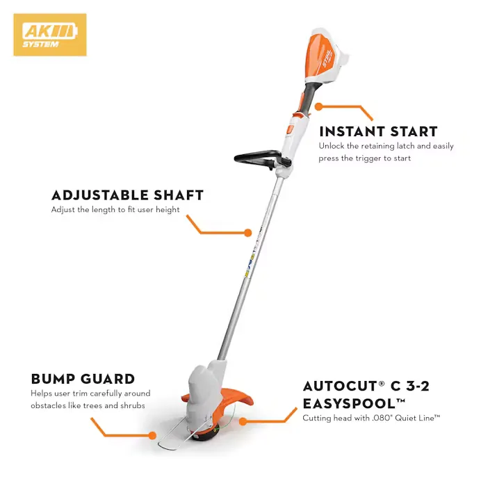 Stihl | FSA 57 Battery Trimmer | w/o battery & charger (4522 011 5761 US)