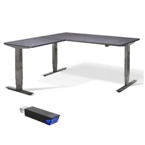 Stockholm Signature Height Adjustable Sit Stand Corner Desk