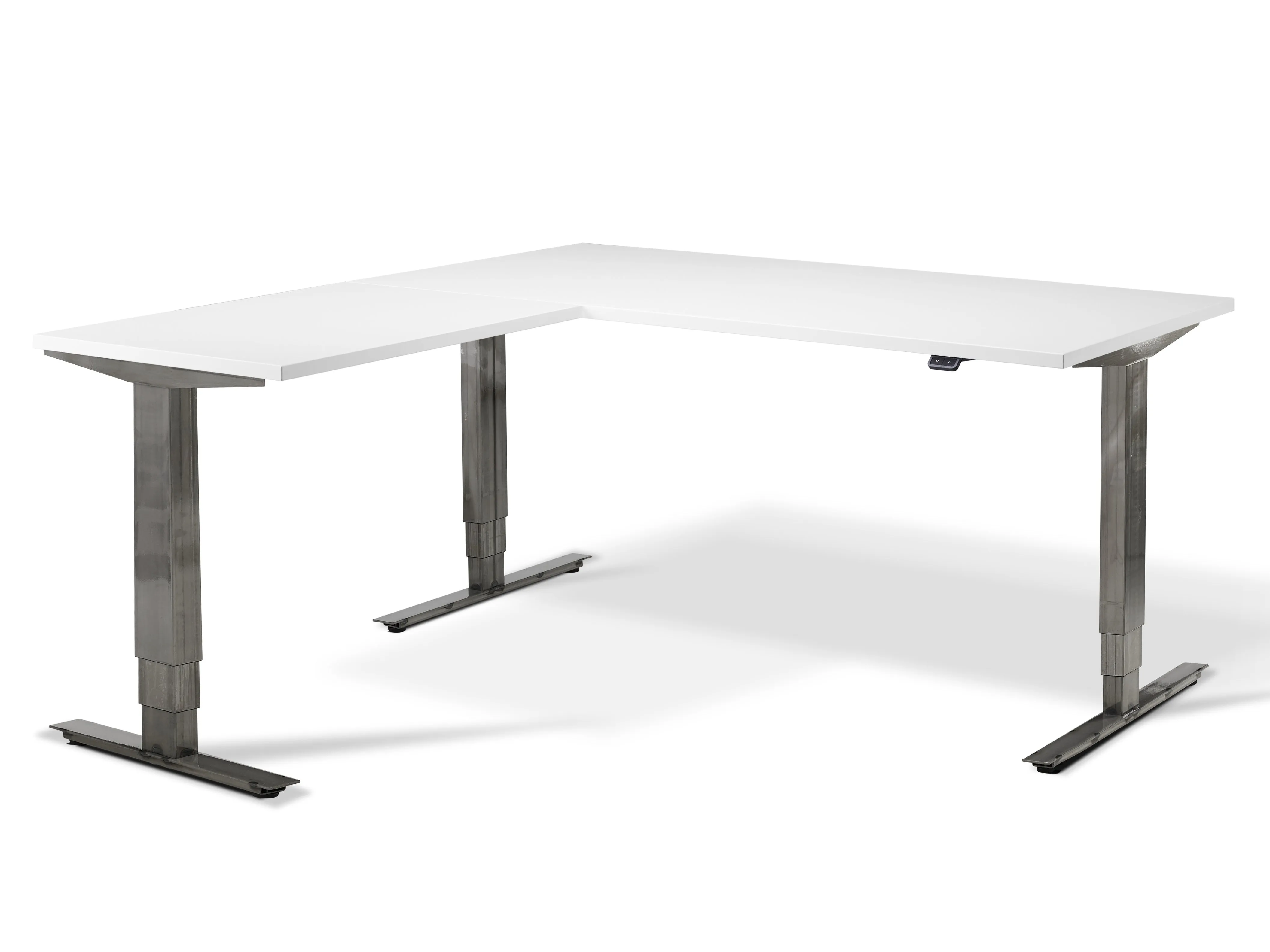 Stockholm Signature Height Adjustable Sit Stand Corner Desk