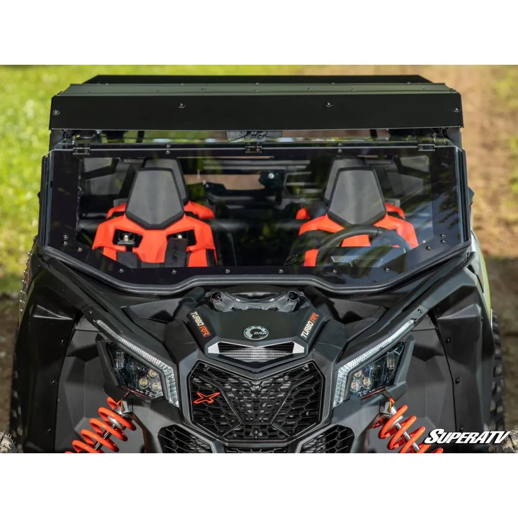 SuperaATV Can-Am Maverick X3 MaxDrive Power Flip Windshield