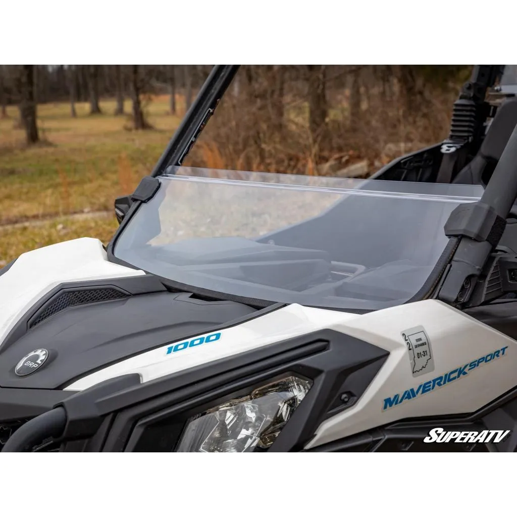 SuperATV Can-Am Maverick Trail Half Windshield