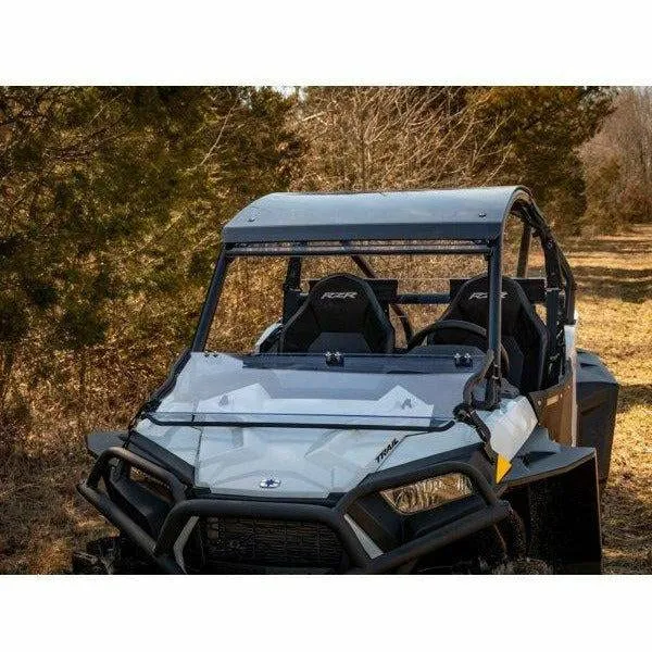 SuperATV Polaris RZR Trail S 1000 Scratch Resistant Flip Down Windshield