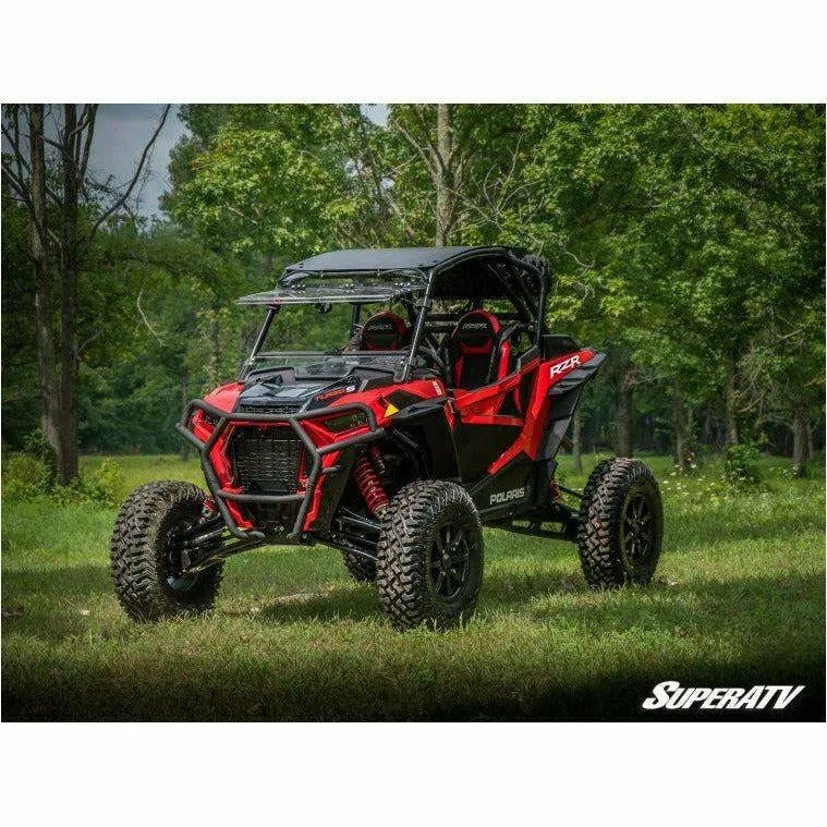 SuperATV Polaris RZR XP Turbo S Scratch Resistant Flip Windshield