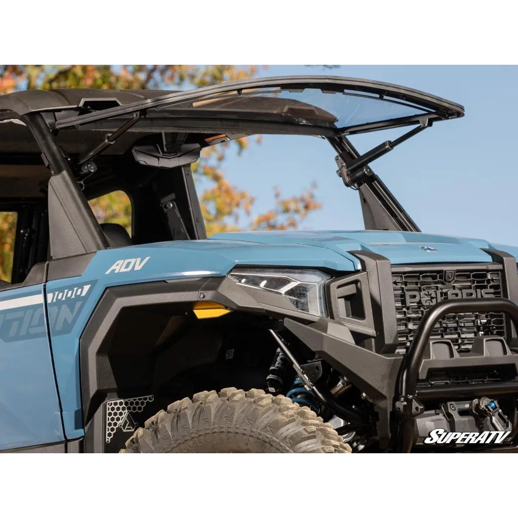 SuperATV Polaris Xpedition MaxDrive Power Flip Windshield