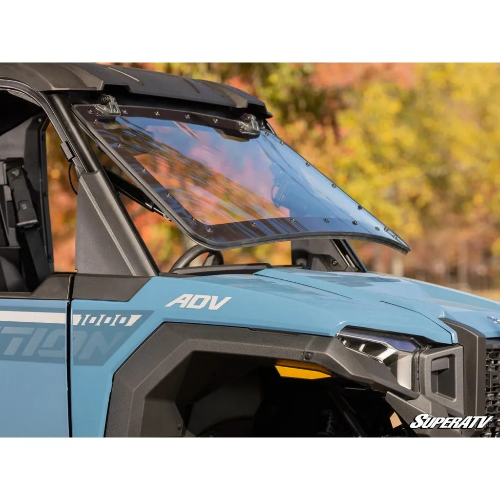 SuperATV Polaris Xpedition MaxDrive Power Flip Windshield