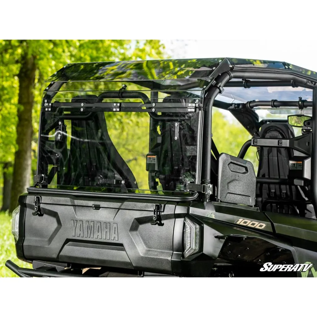 SuperATV Wolverine RMAX4 1000 Scratch-Resistant Rear Flip Windshield