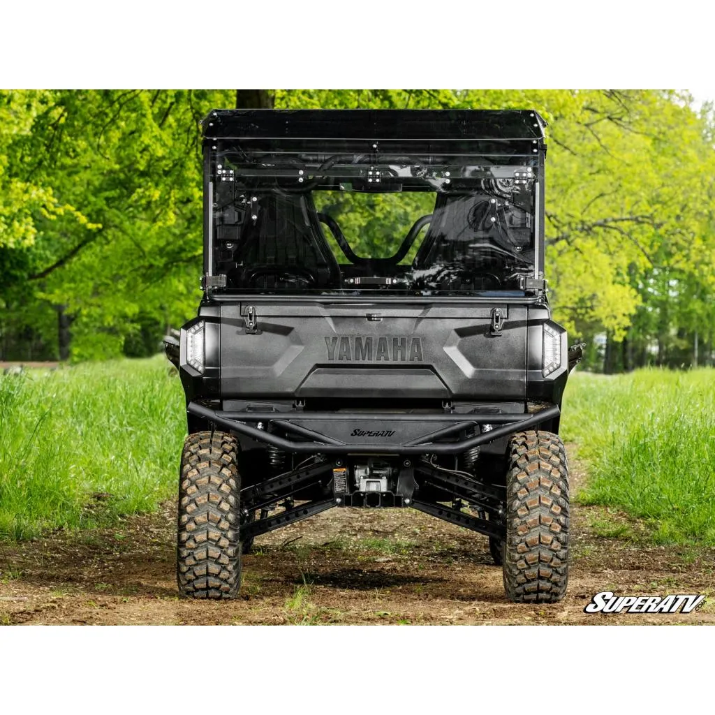 SuperATV Wolverine RMAX4 1000 Scratch-Resistant Rear Flip Windshield