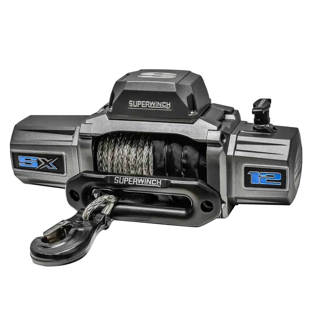 Superwinch SX12SR 12V DC 12,000lb Synthetic Rope Winch