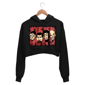 System Of A Down Crop Hoodie - Pop Art