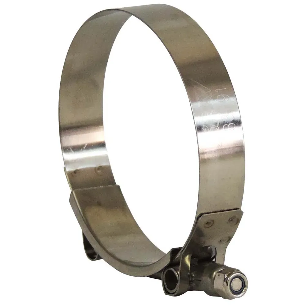 T-Bolt Hose Clamp 3" (3,267" to 3,582") Stainless Steel - 100 units