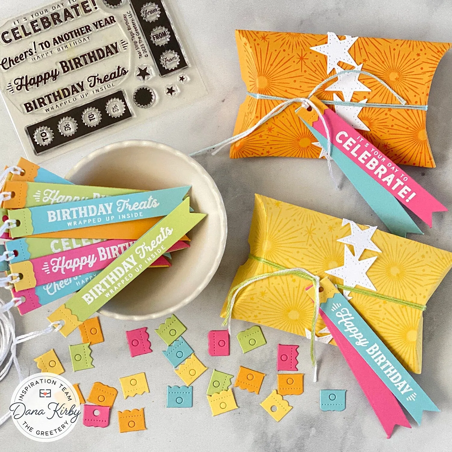 Tear Strip Tag Toppers Die