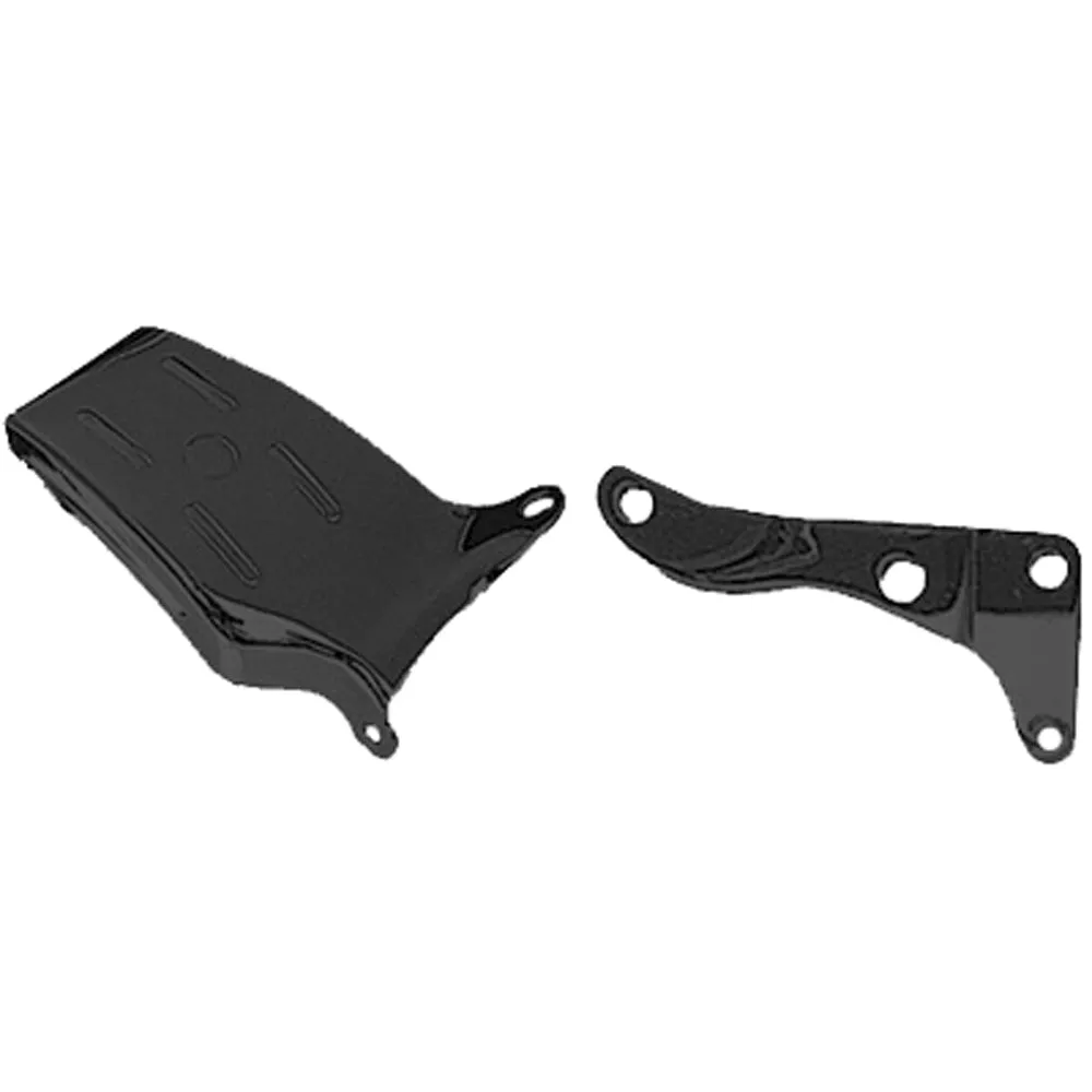 Trans-Dapt O.E. Style Alternator Bracket - Passenger Side - Intake / Water Pump Mount - Black Powder Coat - Long Water Pump - GM Alternator - Small Block Chevy