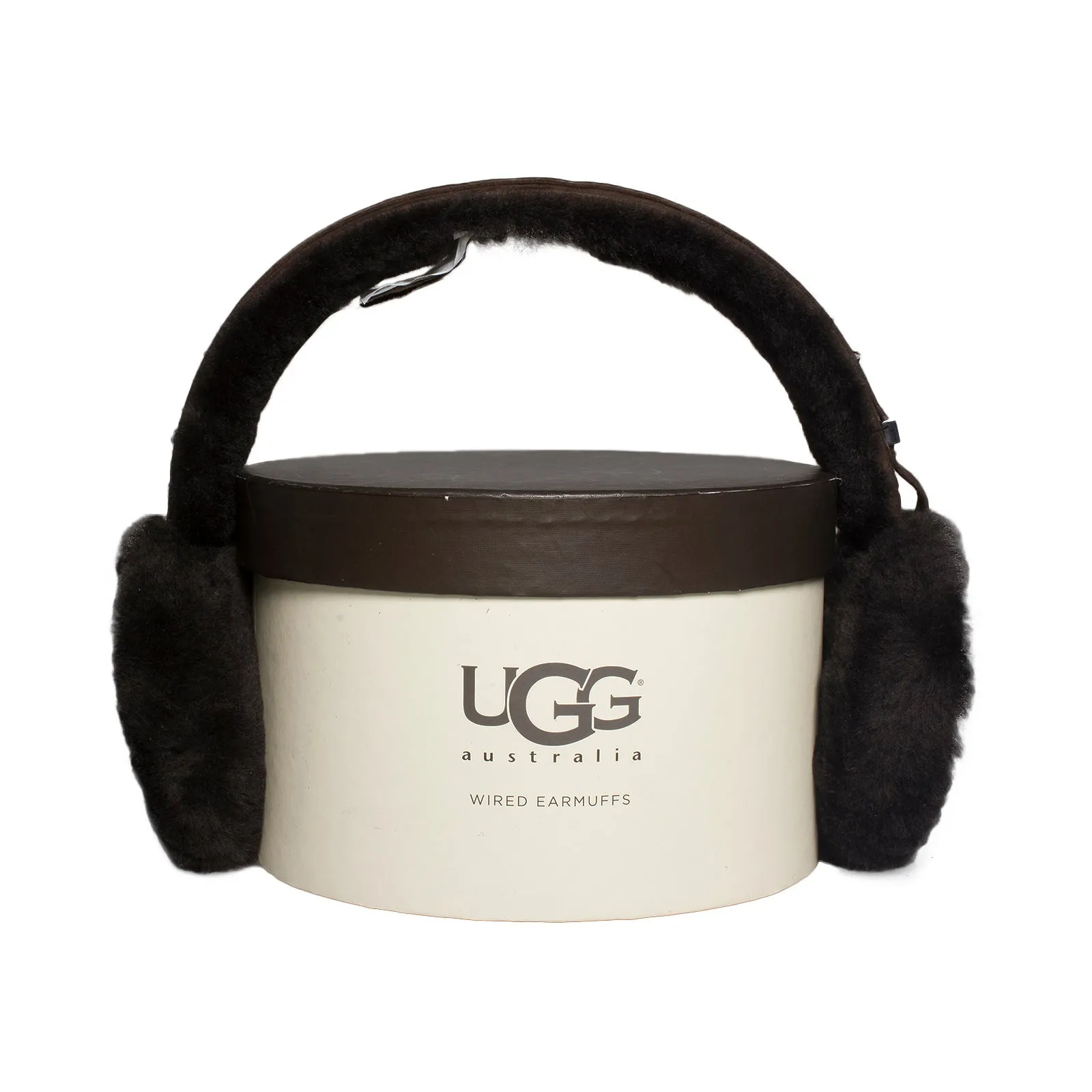 UGG Wired Classic Sheepskin Brown Earmuff - Women's