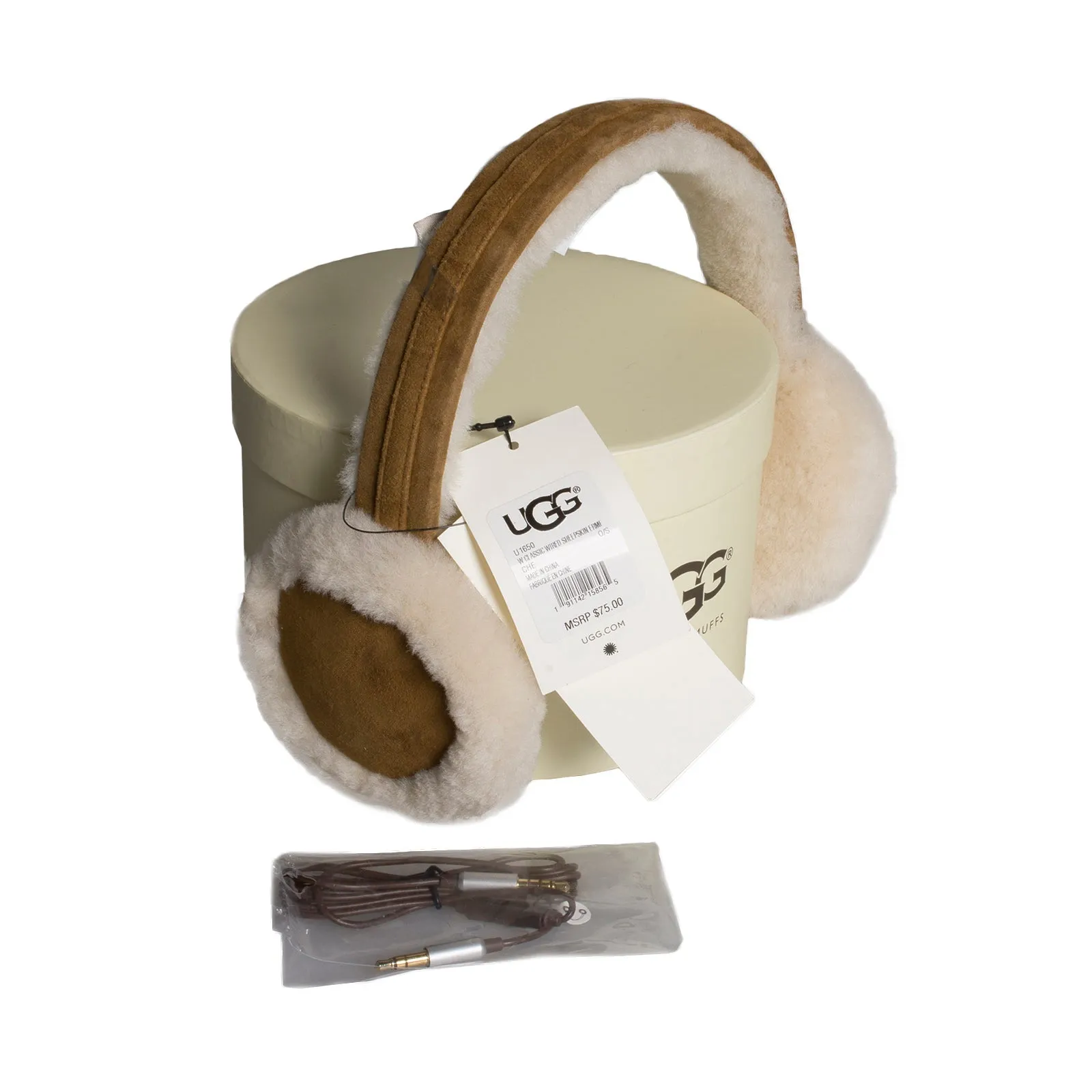 UGG Wired Classic Sheepskin Chestnut Earmuff - Women's