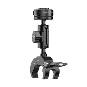 Ulanzi O-Lock II Motorcycle Handlebar Smartphone Clamp Mount with 360 Degree Pan / 90 Degree Tilt Ball Head and 3kg Max Load Capacity