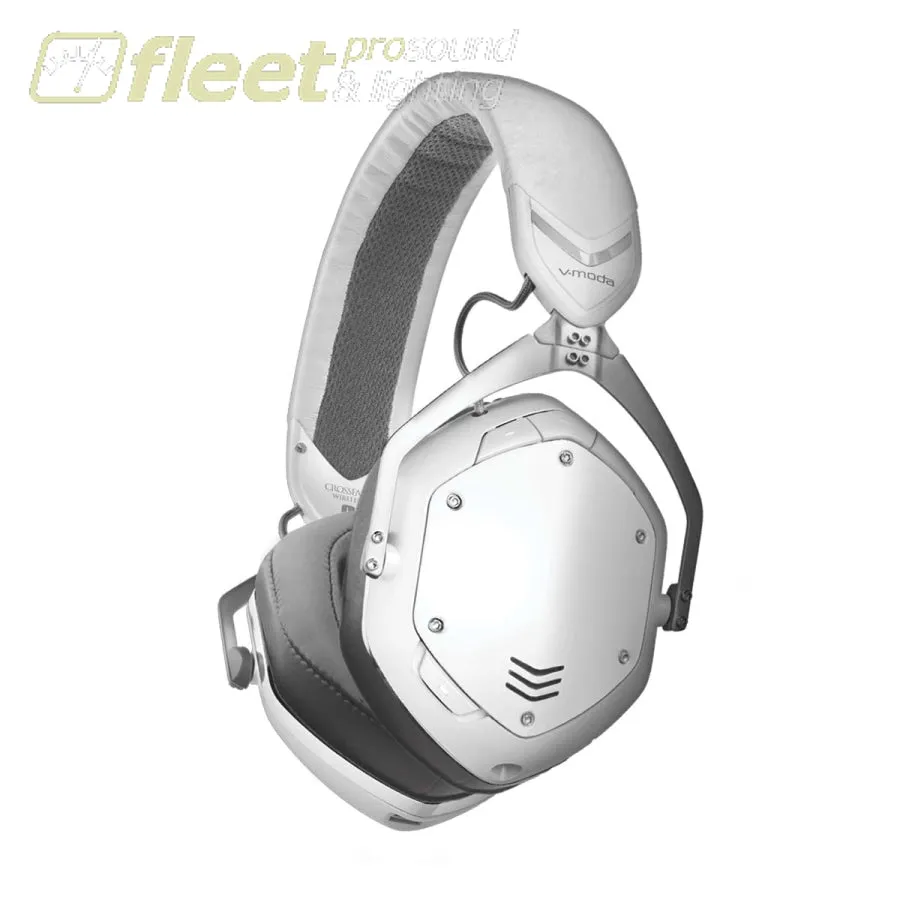 V-MODA XFBT2A-MWHITE Crossfade 2 Wireless Codex Matte White Bluetooth Headphones