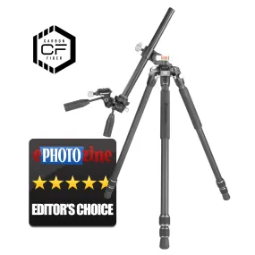 VEO 3  263CPS Versatile Carbon Tripod with 3-Way Pan Head - 10kg Load Capacity