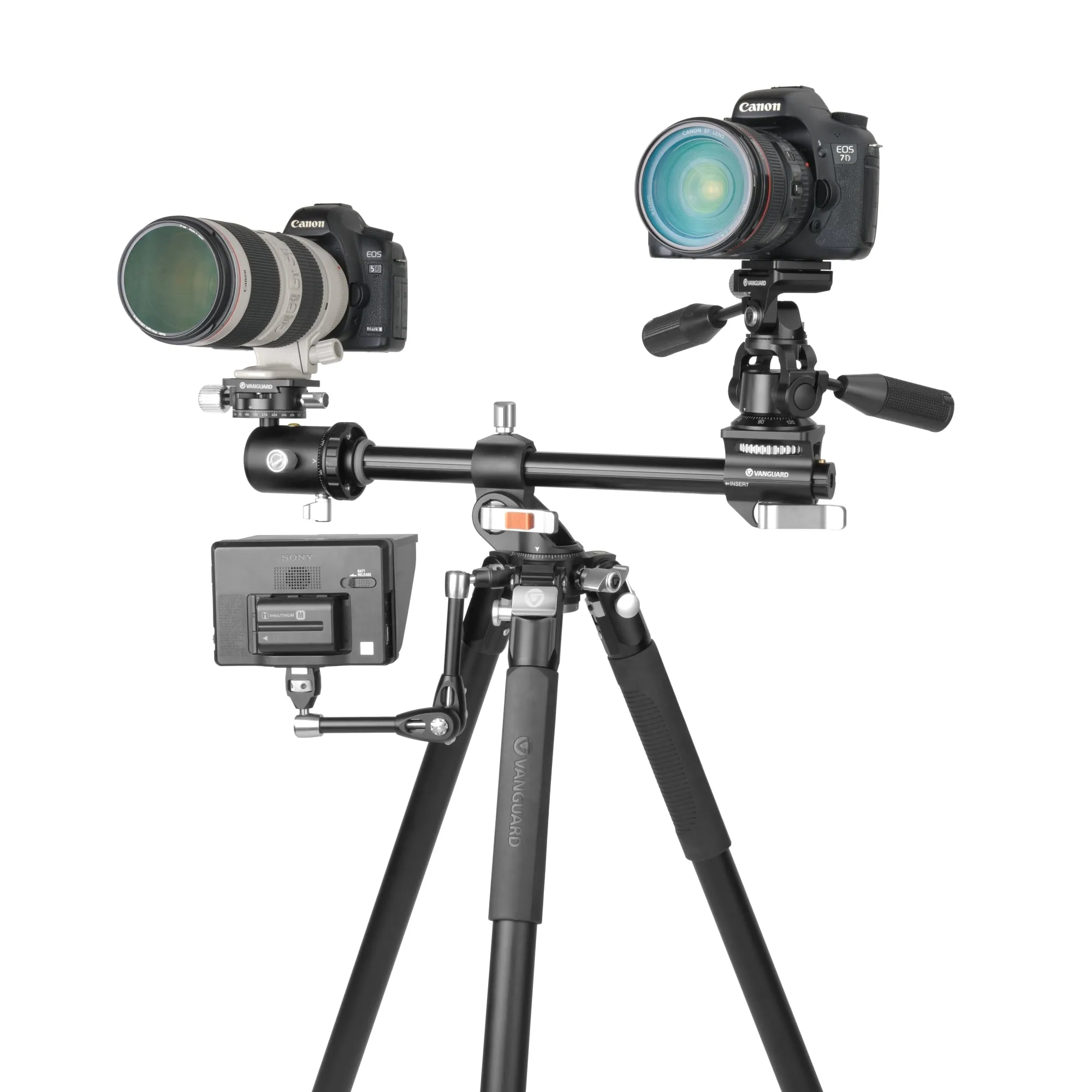 VEO 3  303ABS Versatile Tall Aluminium Tripod with Dual Axis Ball Head - 25kg Load Capacity