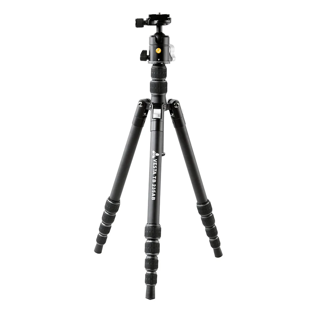 VESTA TB 235AB Aluminium Travel Tripod with Twist Locks- 4.5kg Load Capacity