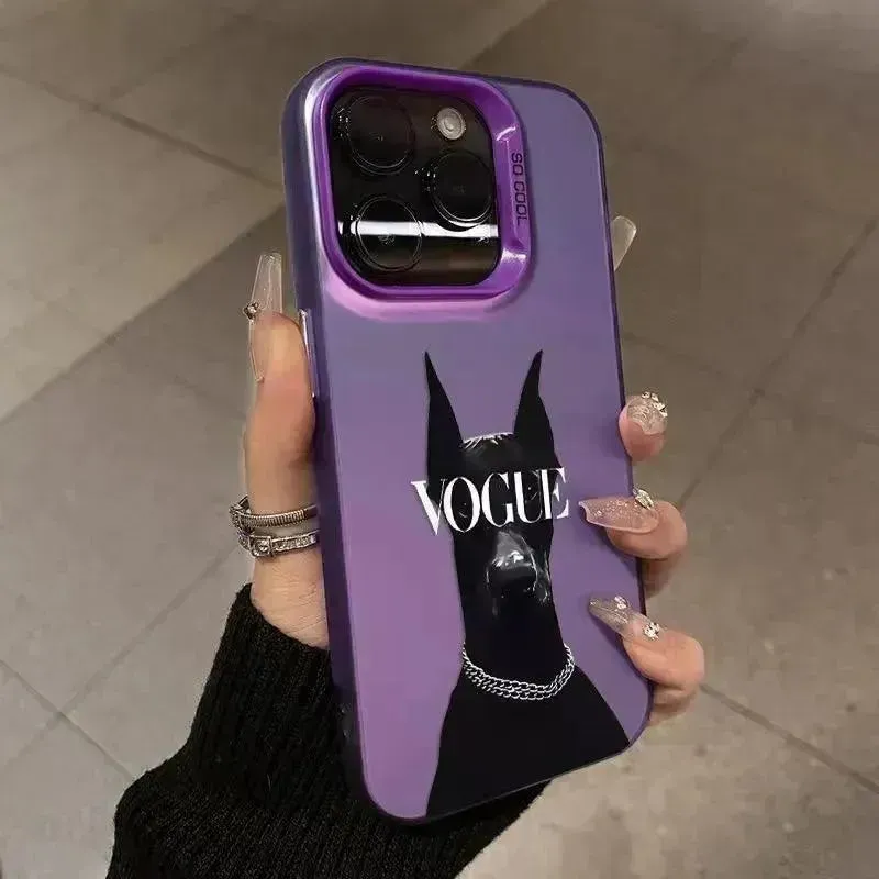 Vogue Dog Girls Phone Case (For iPhones)