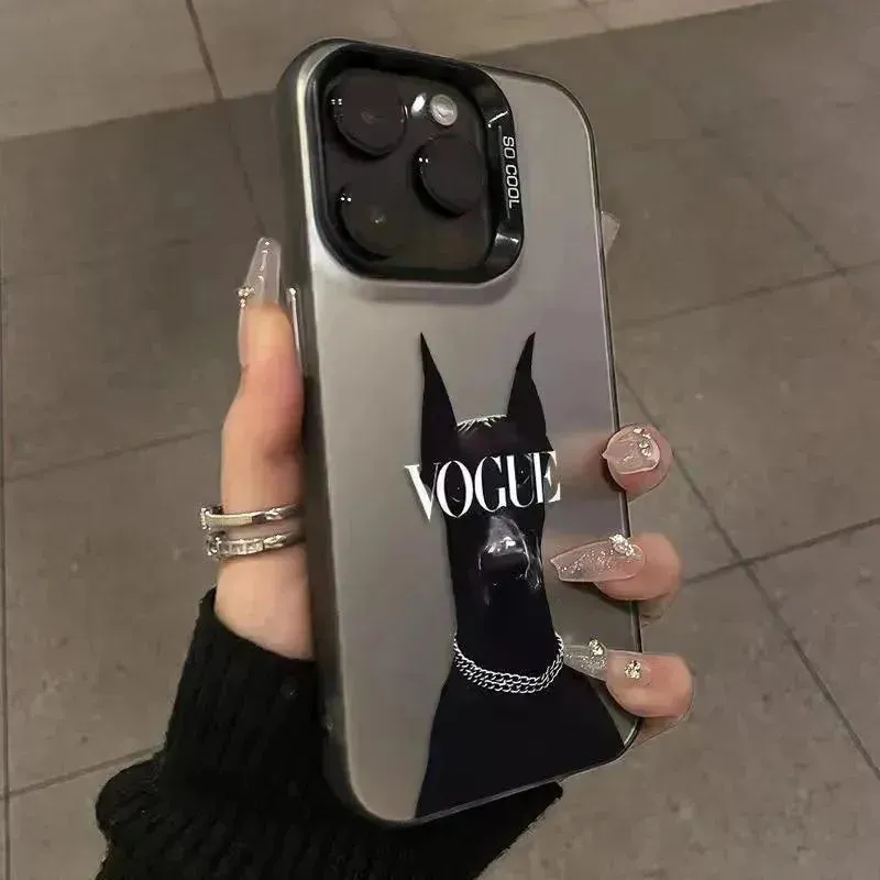 Vogue Dog Girls Phone Case (For iPhones)