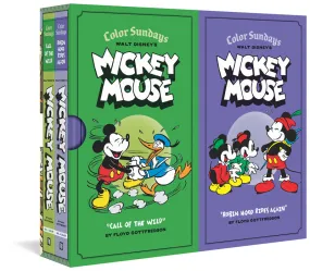 Walt Disney's Mickey Mouse Color Sundays Gift Box Set: "Call Of The Wild" and "Robin Hood Rises Again": Vols. 1 & 2