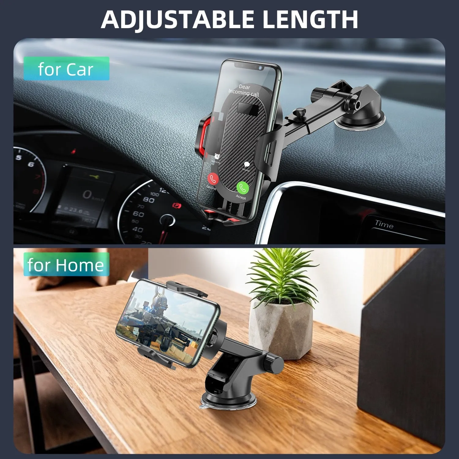 Windshield Gravity Sucker Car Phone Holder