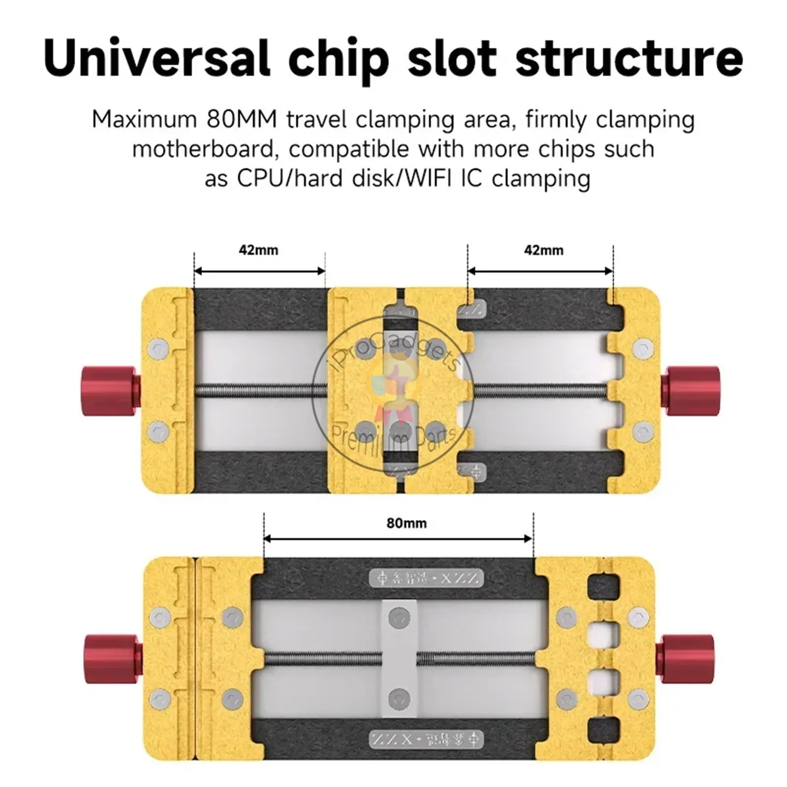 Xinzhizao XZZ S3 Mainboard Chip Multifunctional Repair Fixture High Temperature Resistant Synthetic Stone Material Clamp Tool