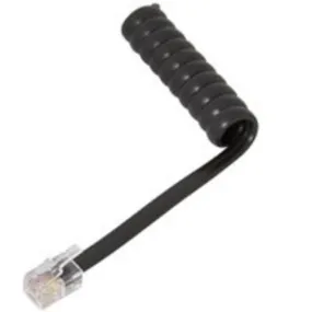 Zenith TH1025B Phone Coil Cord -25&#039;,Black